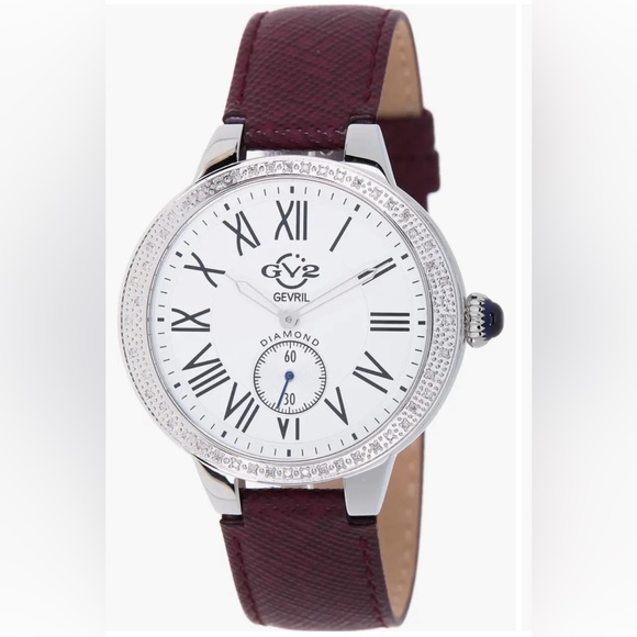 EVRI GV2 Women's Diamond-Accented Watch - White and Silver